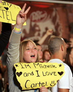 Fan with Sign