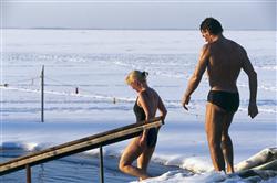 Ice swimming in Helsinki. Photo: Helsinki City Tourist & Convention Bureau / Comma Image Oy