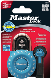1590D Set-Your-Own Combination Lock - Blue In Package