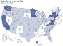Tax Freedom Day By State